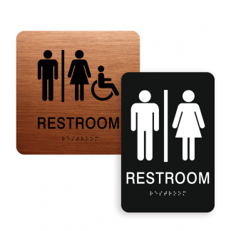 ADA Bathroom Signs