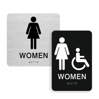 Women's Restroom Signs