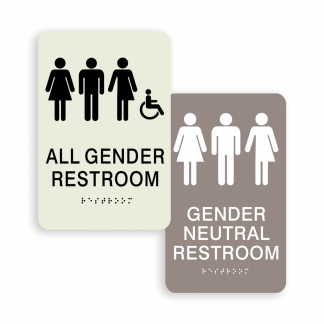 All Gender / Gender Neutral Restroom Signs